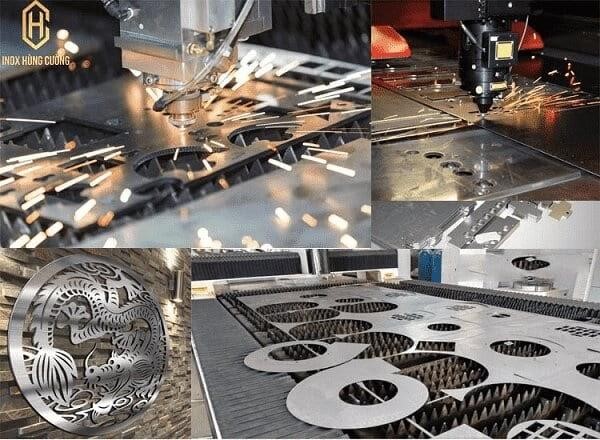 Máy cắt laser dùng để tạo hình sản phẩm Inox