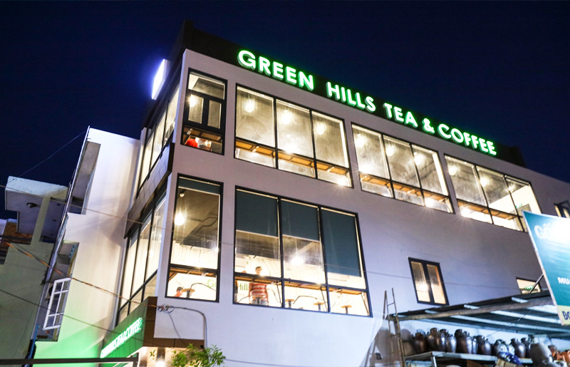 Inox Hùng Cường cung cấp thiết bị quầy pha chế cho Green Hills Tea & CoffeeCafe