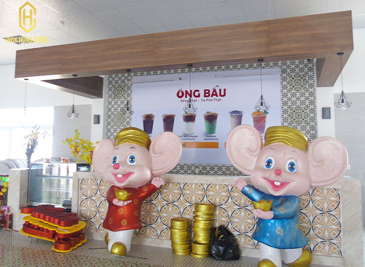 Quầy bar cafe ông bầu