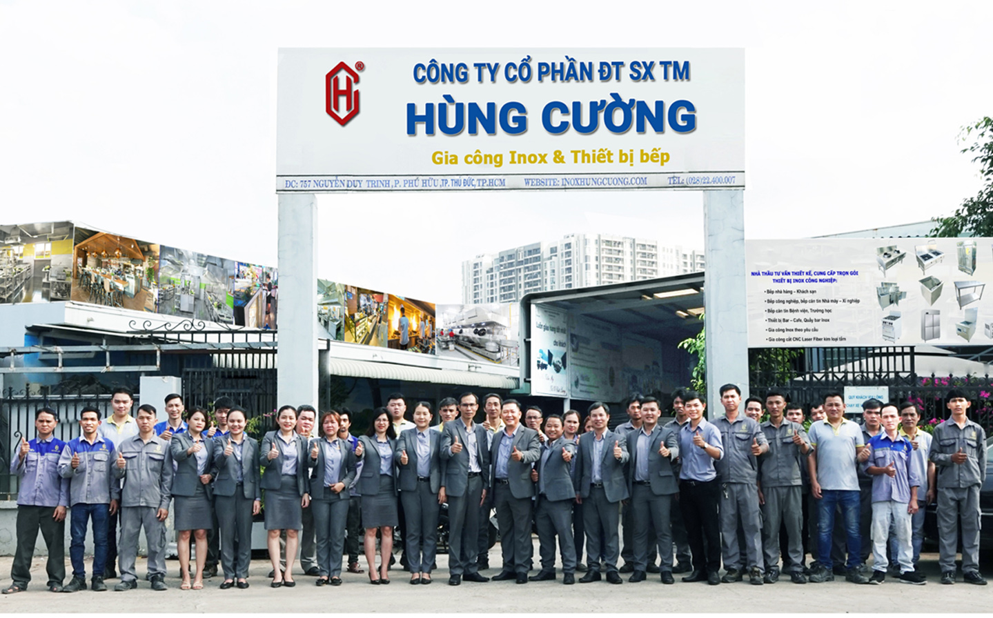 bếp hùng cường inox