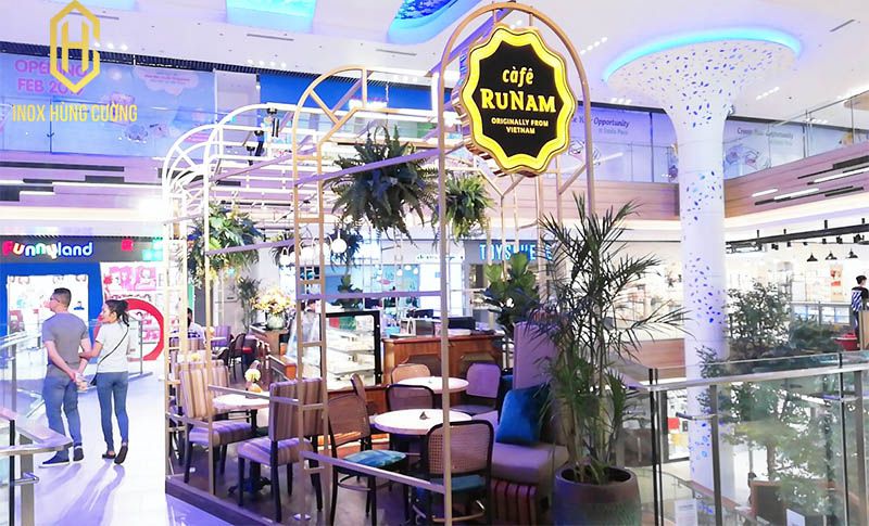 Khu vực quầy pha chế của Cafe RuNam