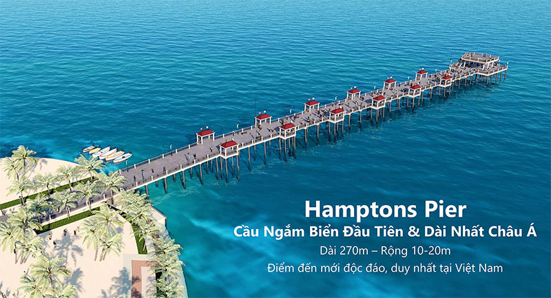 Hamptons Pier cầu ngắm biển đầu tiên