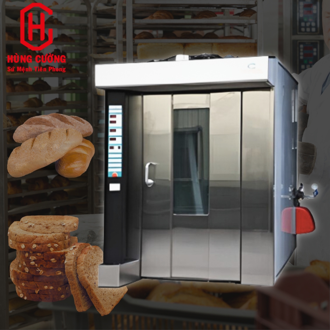 Lò nướng bánh mì 32 khay dùng điện Chanmag CM-120RO