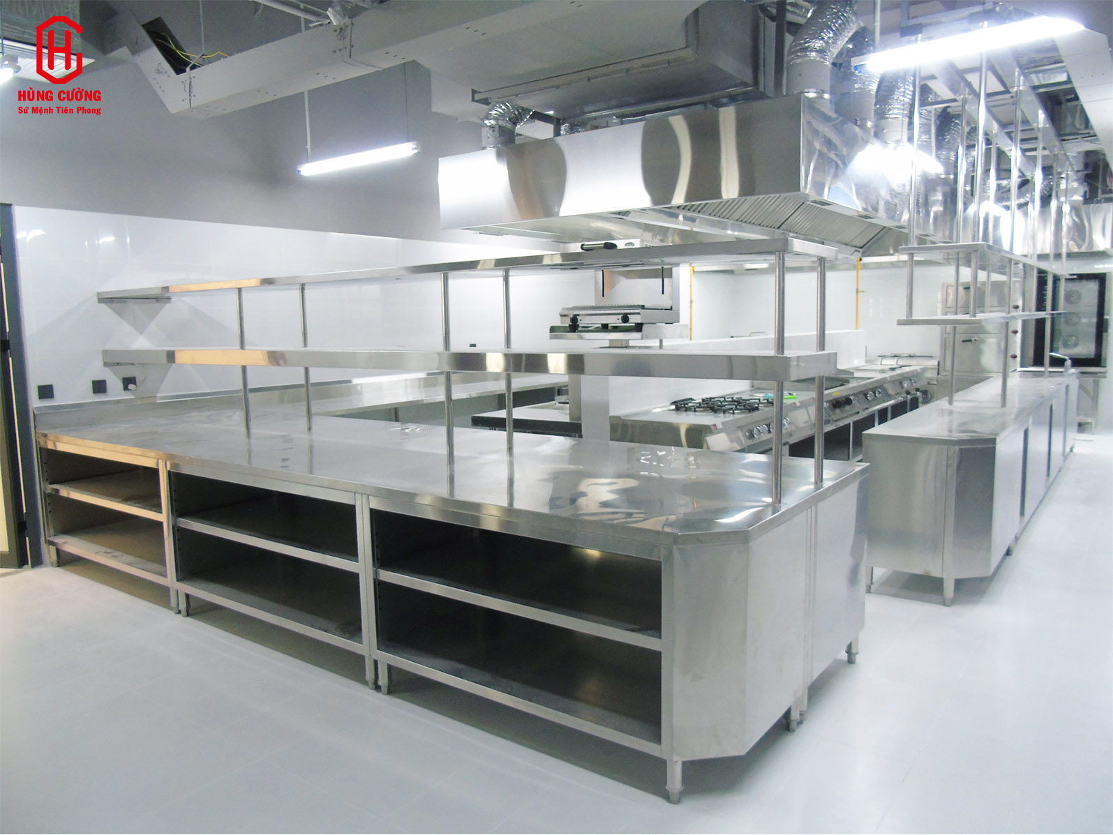 setup hệ thống bếp khách sạn